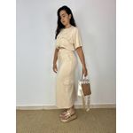 Conjunto saia midi Ana- Nude