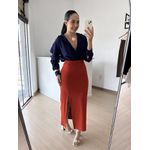 Saia Longa Canelada com Fenda- Telha