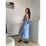Vestido Midi Amelia- Azul bebe