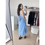 Vestido Midi Amelia- Azul bebe