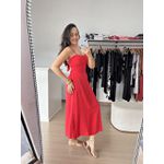 Vestido Midi Amelia- Vermelho