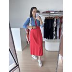 Vestido Midi Amelia- Vermelho