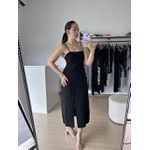 Vestido Gisele Midi-Preto