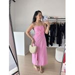Vestido Gisele Midi com Bojo- Rosa