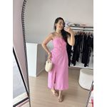 Vestido Gisele Midi com Bojo- Rosa