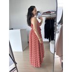 Vestido Izabelle -Marrom estampado