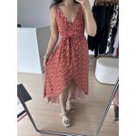Vestido Izabelle -Marrom estampado