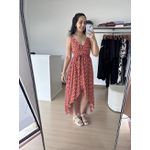 Vestido Izabelle -Marrom estampado