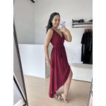 Vestido Izabelle -Marsala