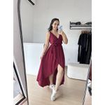 Vestido Izabelle -Marsala