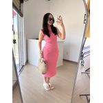 Vestido Canelado Muscle Tee Mariana Rosa