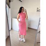 Vestido Canelado Muscle Tee Mariana Rosa