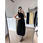 Vestido Marcele Cavado Preto