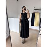 Vestido Marcele Cavado Preto