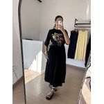 Vestido Marcele Cavado Preto