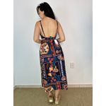 Vestido Midi Recortes Tucano