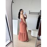 Vestido Longo Veneza- Terra