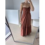 Vestido Longo Veneza- Terra