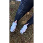 Calça Couro Fake