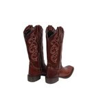 Bota Feminina Texana Tucson - Couro Euro Texas Havana - Solado Flor