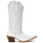 Bota Feminina Texana Tucson - Napa Branca - P51 Natural