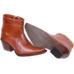 Bota Feminina Tucson - Couro Firenze Caramelo - Solado P51 Liso Café