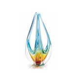 Escultura de Cristal Murano Âmbar 23cm