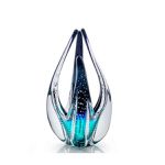 Escultura de Cristal Murano Âmbar 23cm