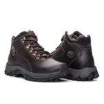 Bota Coturno Em Couro TImberland Atlantic Café Liso