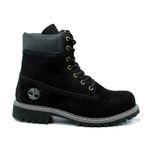 Bota Masculina em Couro Legitimo 9001 Preto