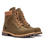 Bota Masculina em Couro Legitimo Timberstone Sprint Verde