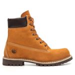 Bota Masculina em Couro Legitimo Timberstone Union Amarelo