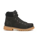 Bota Masculina em Couro Legitimo Timber Union Preto