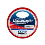 Fita de Demarcação 48mm x 15m Vermelha Tekbond