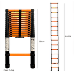 Escada Telescópica 15 Degraus Retratil Btech