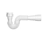 Sifão Flexivel Plastico Branco Primafer 500 mm 40 x 10 x 6,5 cm (7101) - Atlas