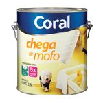 TINTA ACRILICA BRANCO FOSCO CHEGA DE MOFO 3,6L CORAL