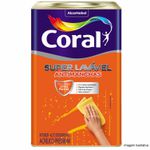 TINTA ACRÍLICA BRANCO FOSCO SUPER LAVÁVEL DECORA 18L CORAL