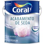 TINTA ACRILICA BRANCO ACABAMENTO SEDA 3,6L CORAL