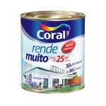 TINTA ACRILICA BRANCO NEVE FOSCO RENDE MUITO 0,9L CORAL