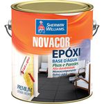 TINTA ESMALTE EPÓXI BRANCO 100 BASE ÁGUA NOVACOR 3,6L