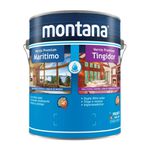 MONTANA VERNIZ TINGIDOR MOGNO BRILHANTE BASE AGUA 3,6LT