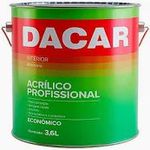 DACAR PROFISSIONAL ACRILICO ECONOMICO BRANCO NEVE FOSCO 3,6LT