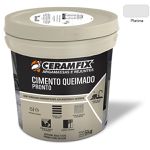 CERAMFIX CIMENTO QUEIMADO PLATINA PRONTO 5KG