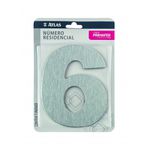 ATLAS NUMERO PARA CASA ADESIVO 6 ACM ESP PR3002/6