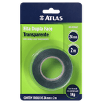 ATLAS FITA DUPLA FACE TRANSP 24MMX2M AT2924/2