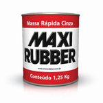 MAXI RUBBER MASSA RÁPIDA CINZA 900ML