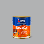 Tinta AcrÍlica Novacor Extra Mais Rendimento Fosco Sherwin Williams Cinza Barbatana 3.6l