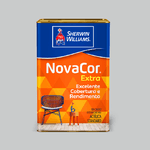 Tinta AcrÍlica Novacor Extra Mais Rendimento Fosco Sherwin Williams Cinza Alpes 18l