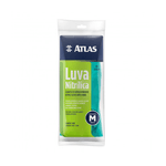 ATLAS LUVA NITRÍLICA VERDE TAMANHO M